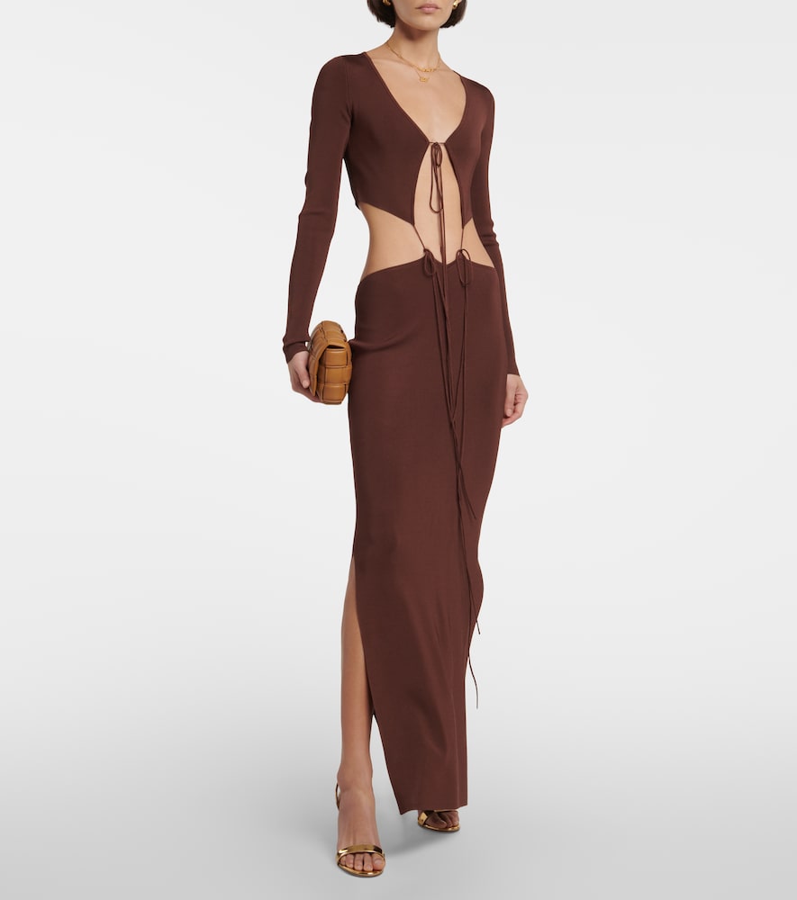  Aya Muse Aya Muse Maxikleid Lapponi Aus Strick 