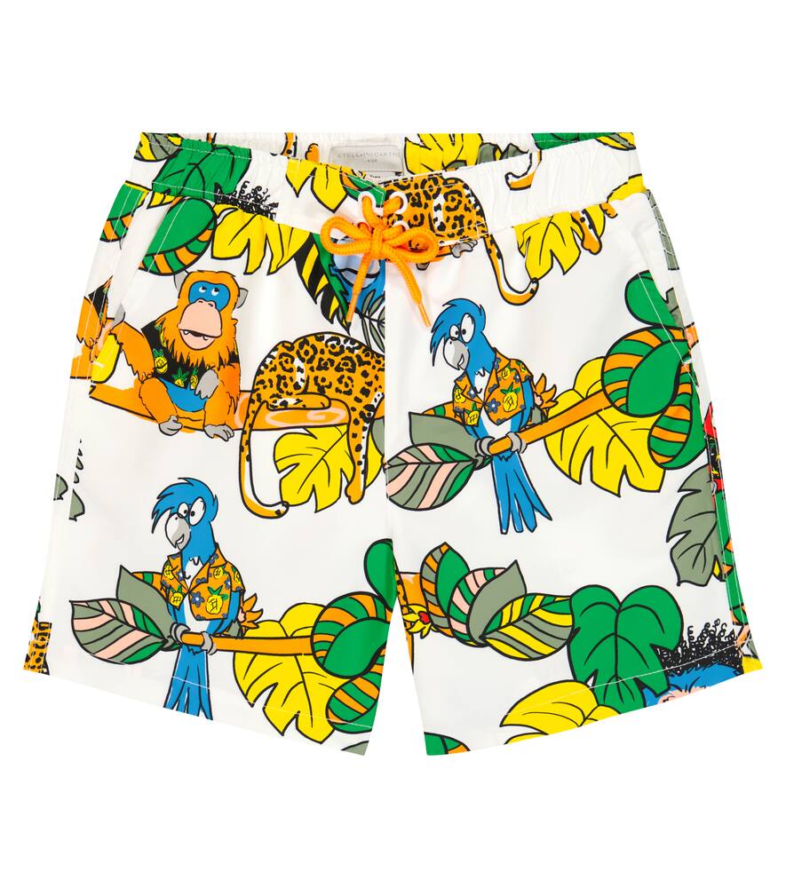 Stella McCartney Kids Printed swim trunks