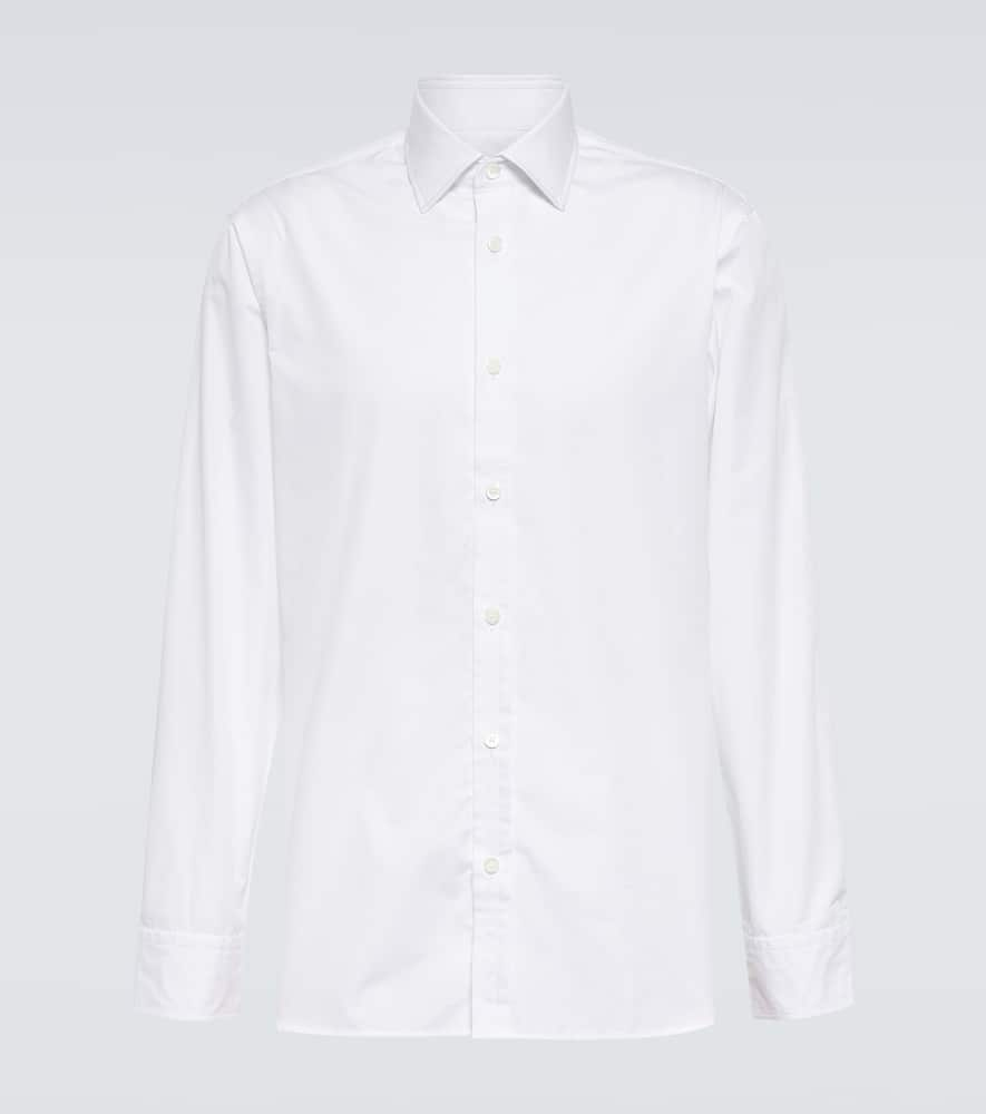 Burberry Cotton Shirt In White