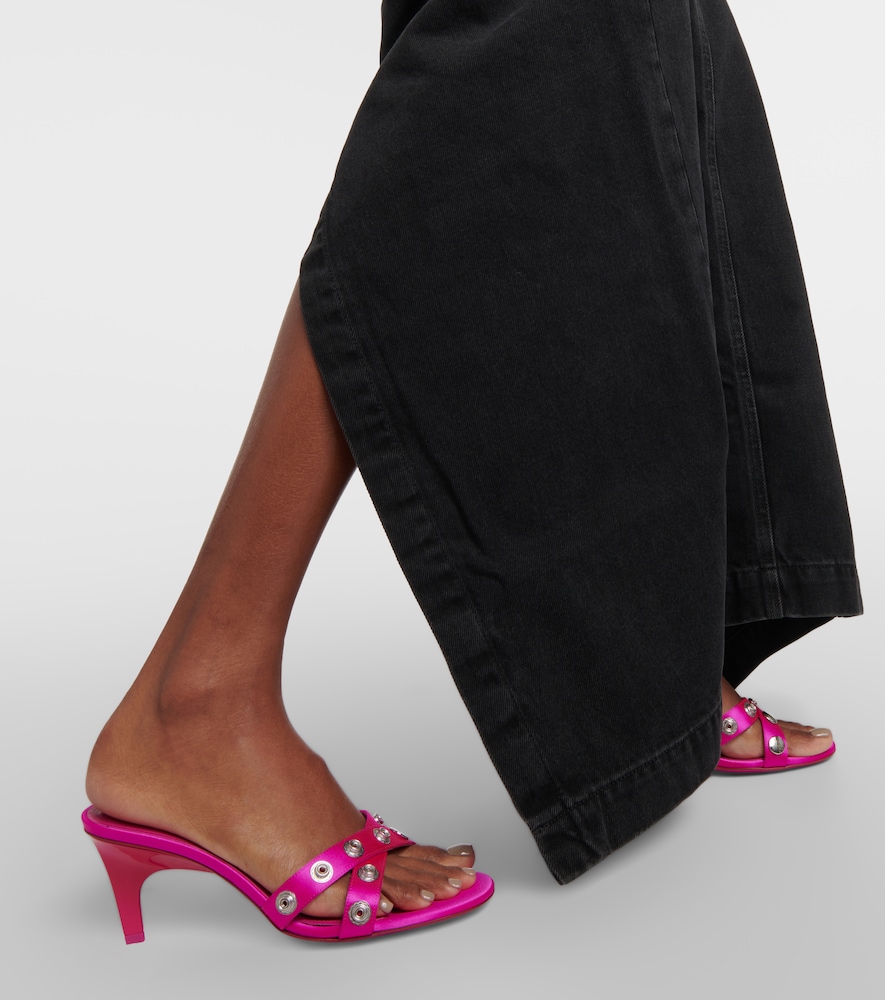  The Attico The Attico Sandalen Cosmo 60 Aus Satin 