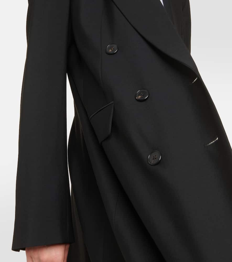 Shop The Row Dennet Virgin Wool Coat In Black