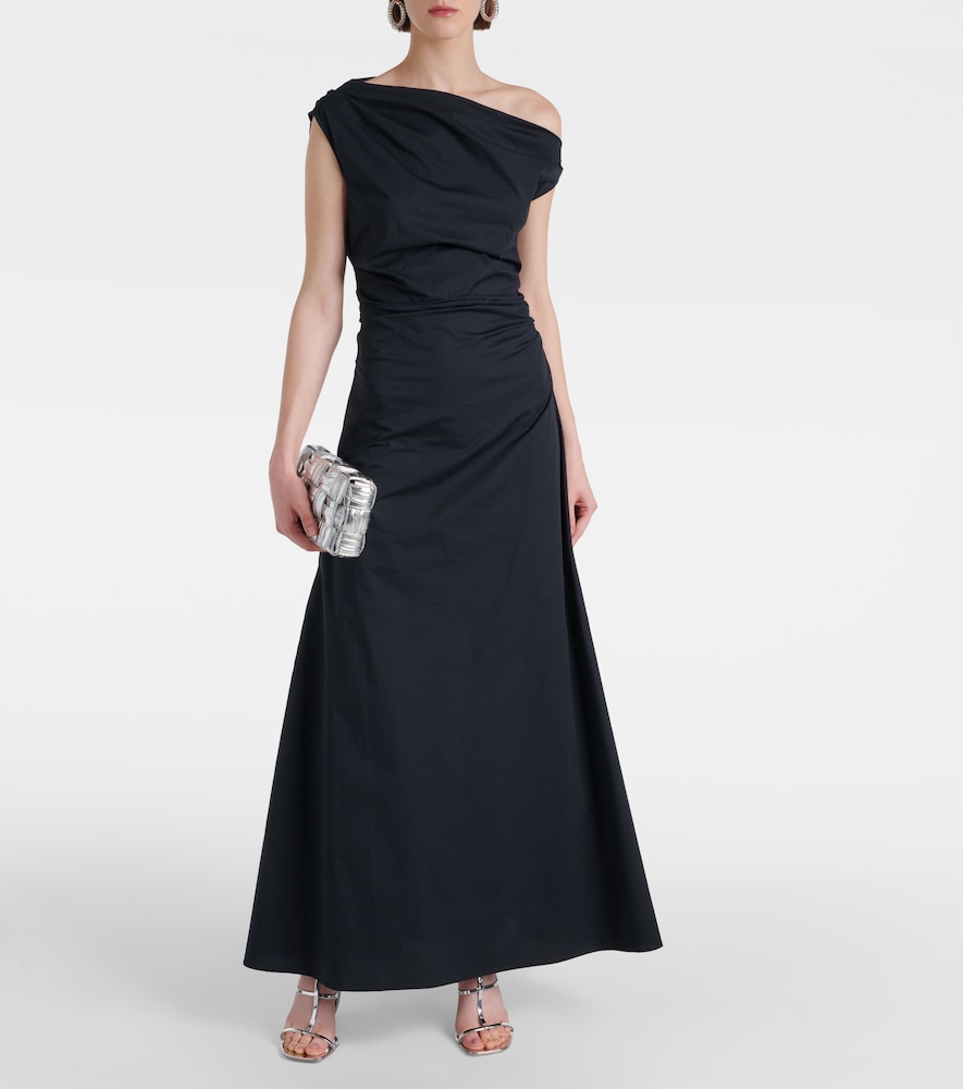  Staud Staud Robe Maxi Phare Aus Baumwollpopeline 
