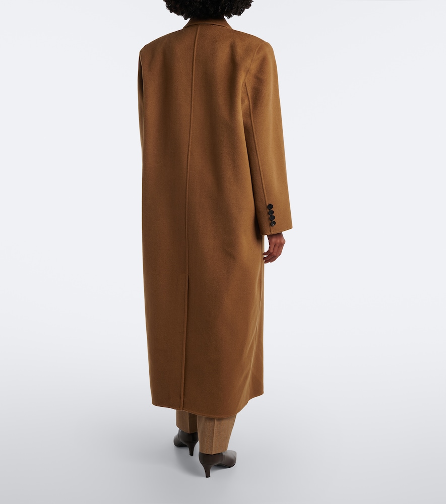 Gaia Double-Breasted Wool-Blend Coat
