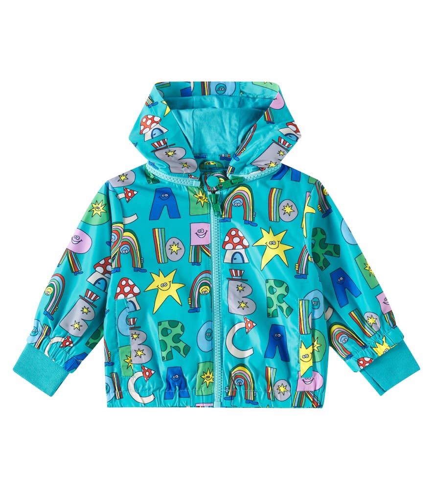 Stella Mccartney Baby Printed Jacket In Blue