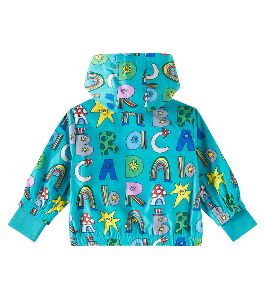 Stella Mccartney Baby Printed Jacket In Blue