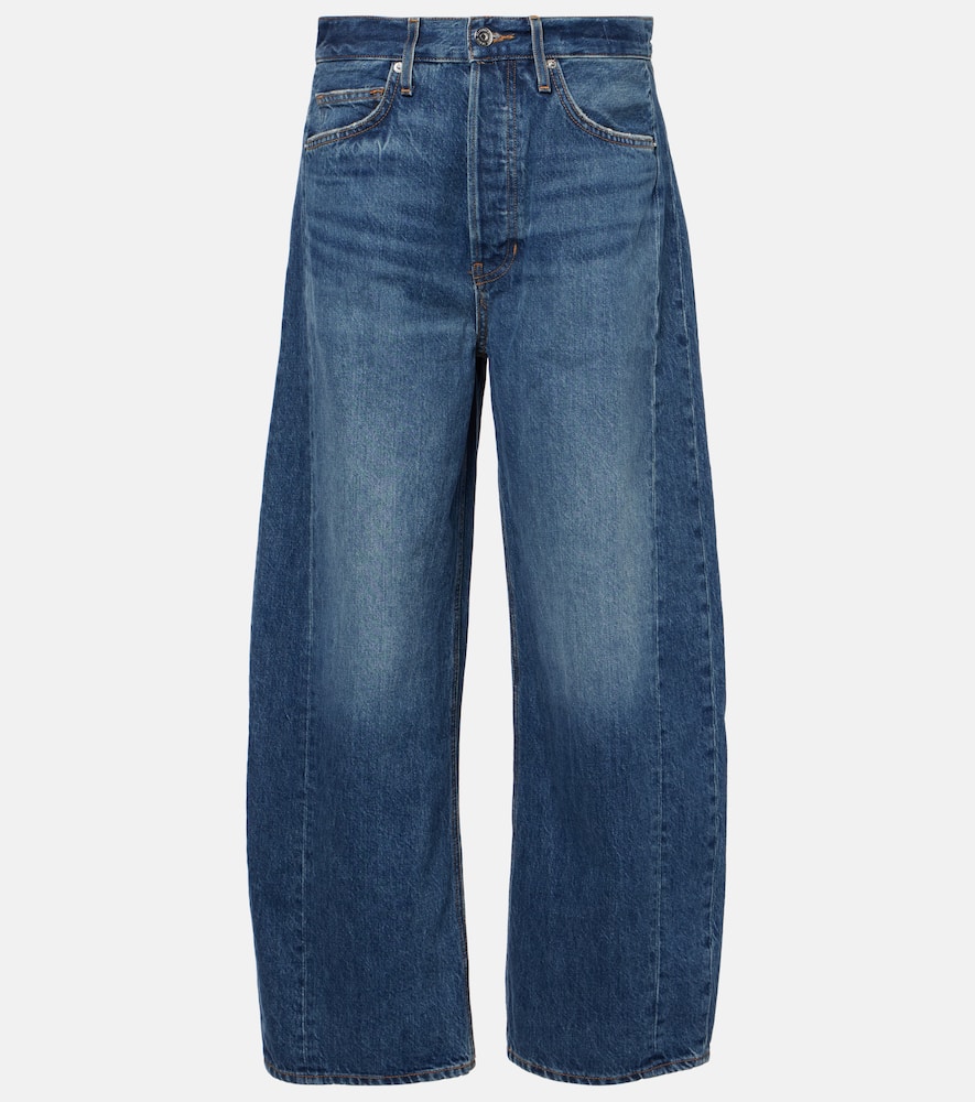 Veronica Beard High-rise Barrel Jeans Ryder In Blau