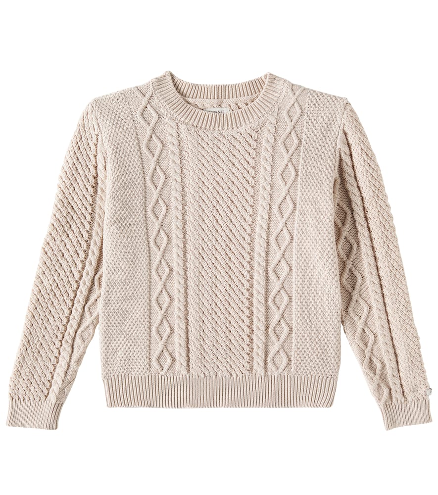 DONSJE ROMAINE CABLE-KNIT COTTON SWEATER
