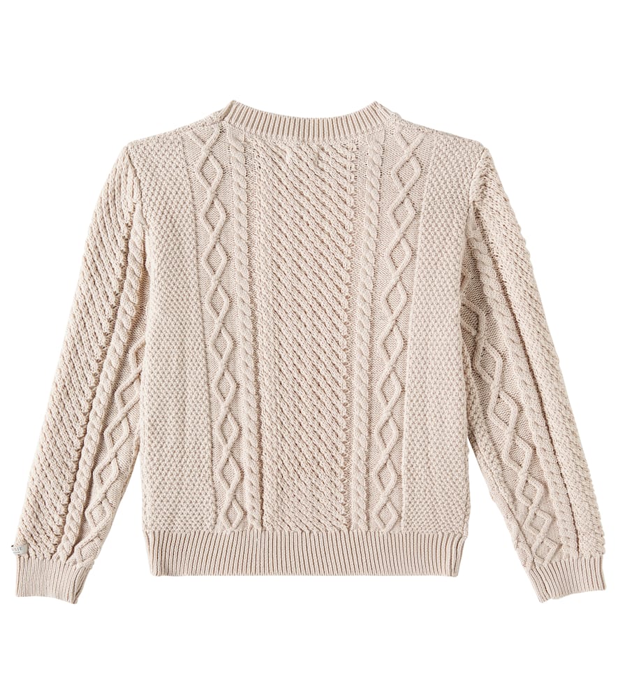 DONSJE ROMAINE CABLE-KNIT COTTON SWEATER