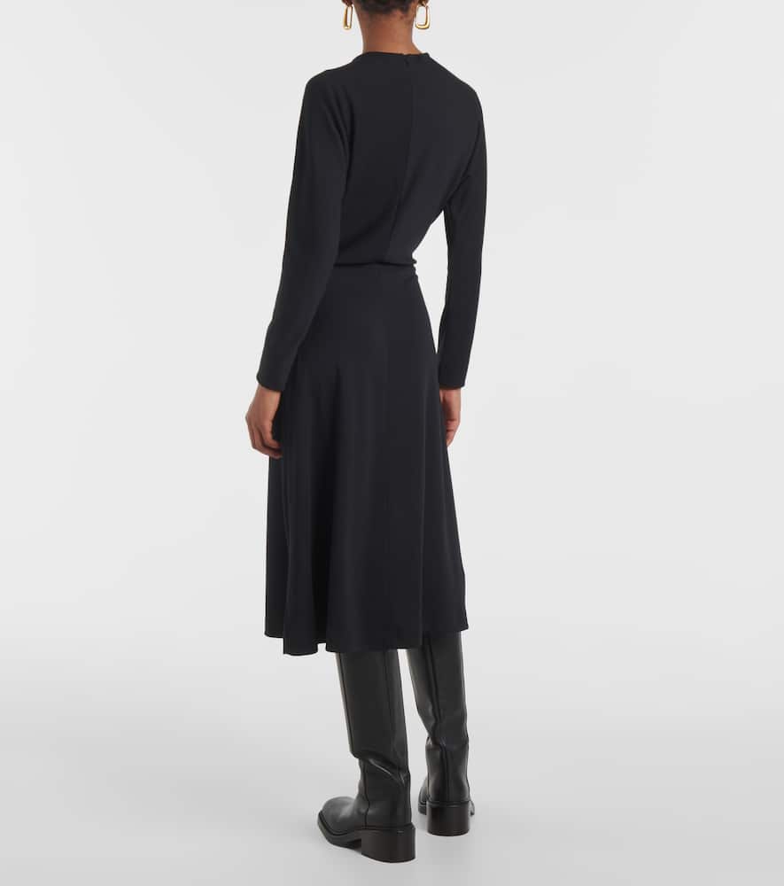 Joseph Wool Jersey Dress In Black