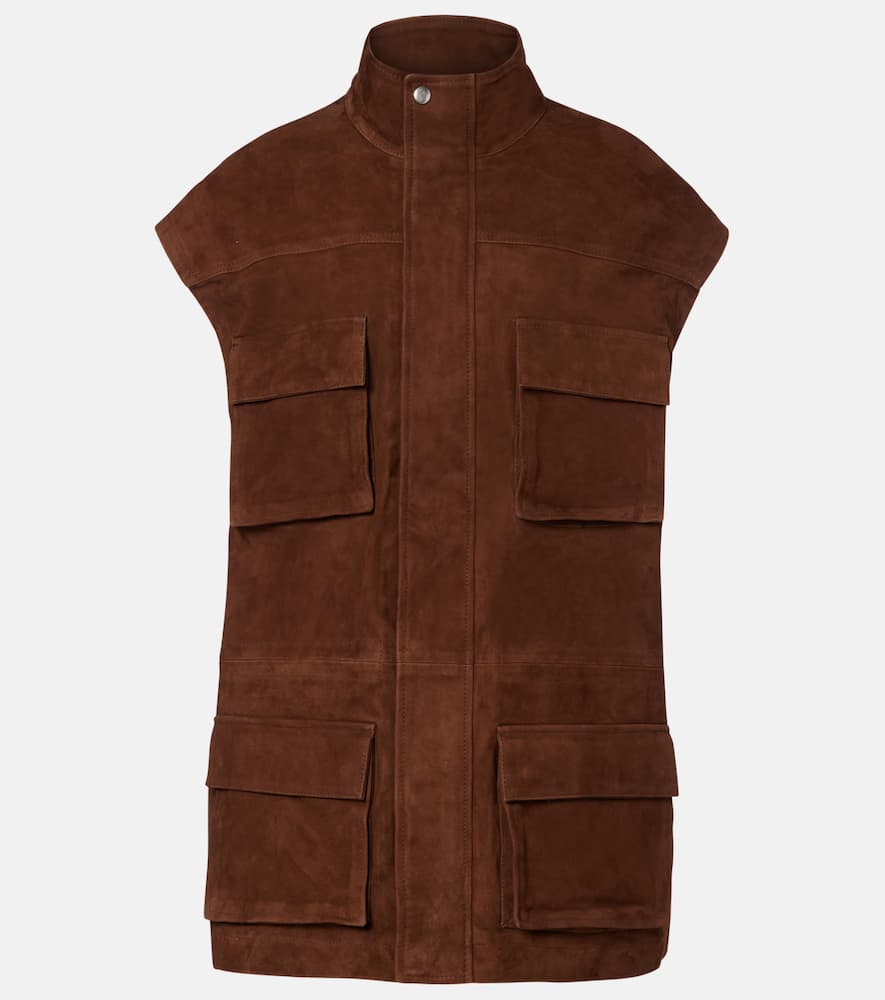 Turin oversized suede jacket