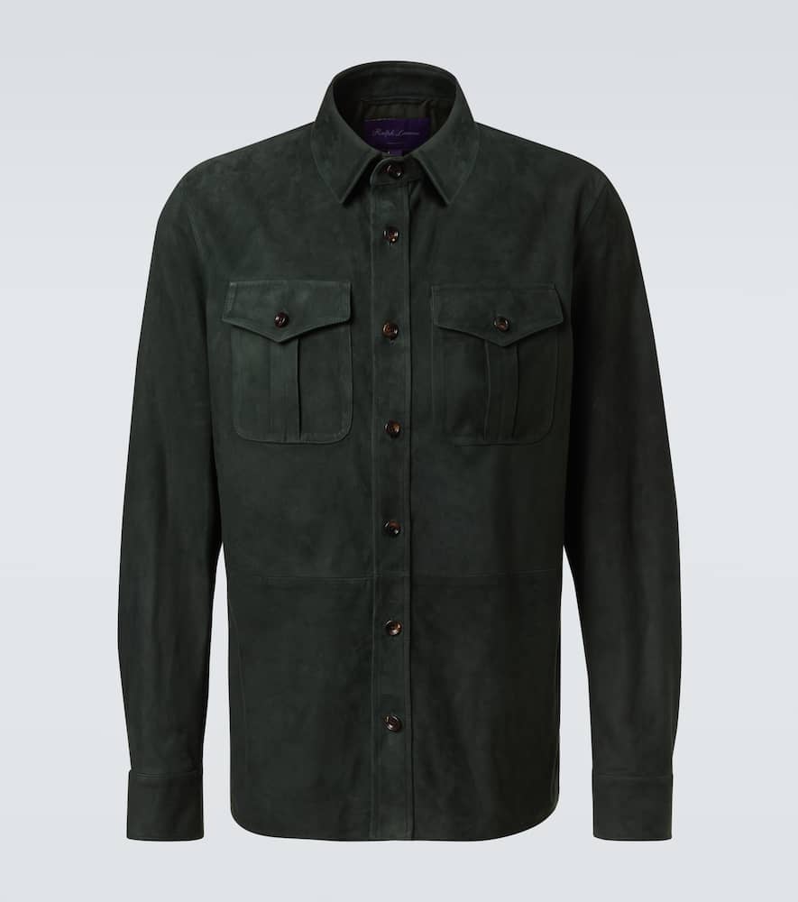 Barron suede overshirt