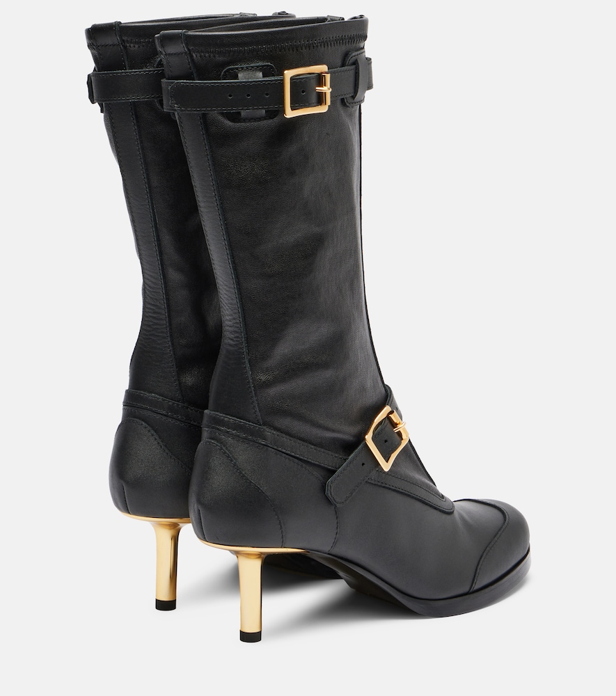  Sacai Sacai Aviator Leather Boots 