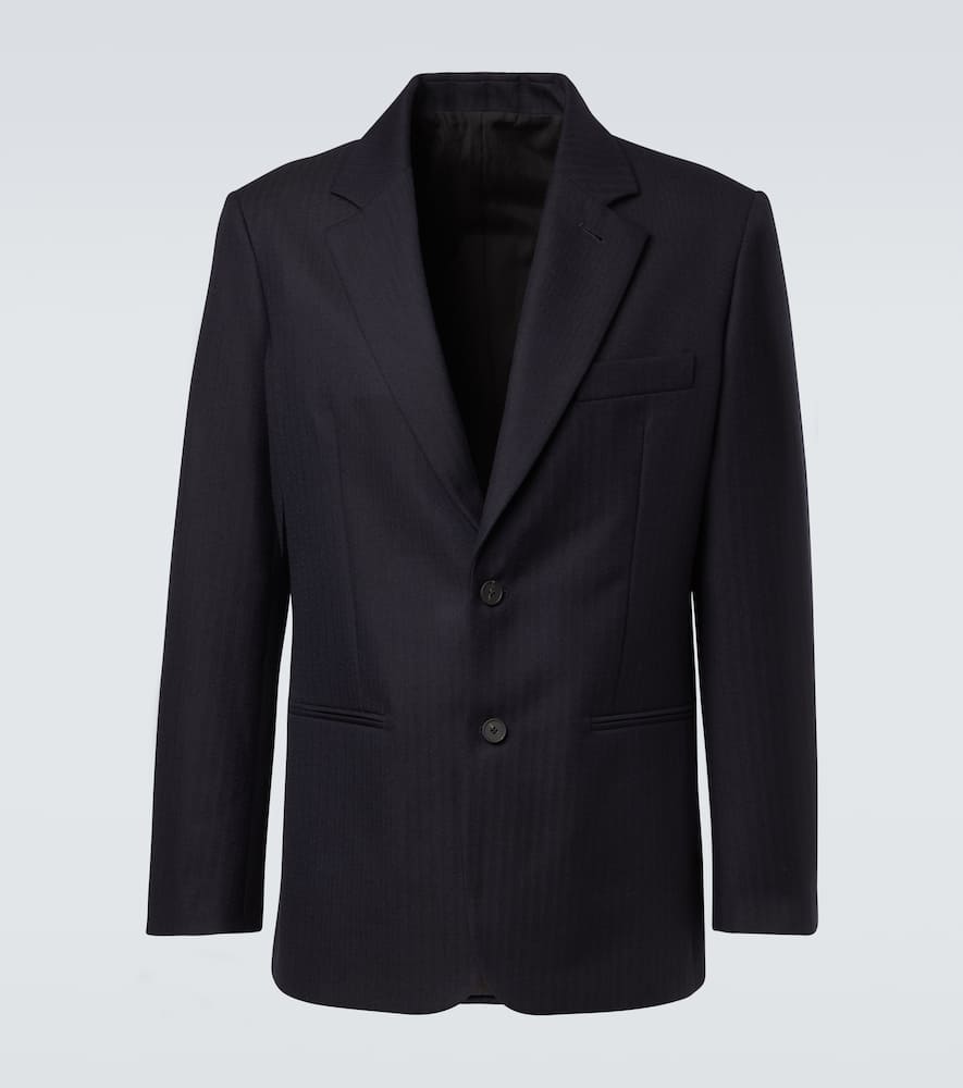 Studio Nicholson X Aaron Levine Burlington Wool Blazer In Blue