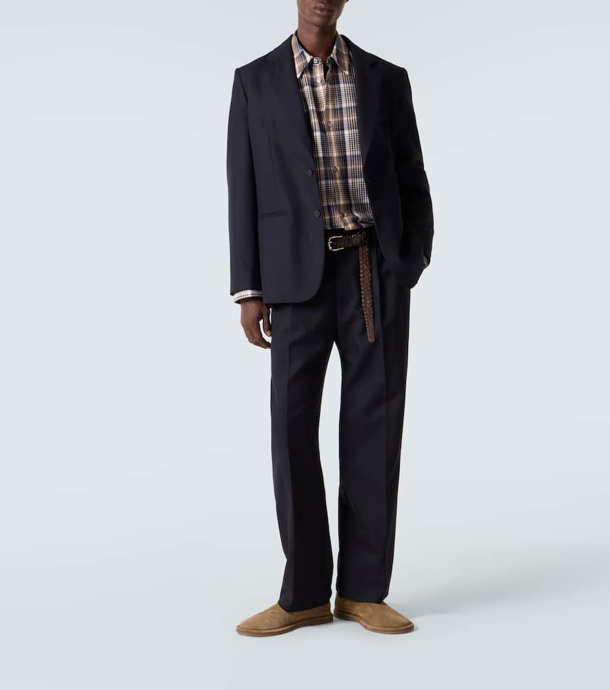 Studio Nicholson X Aaron Levine Burlington Wool Blazer In Blue