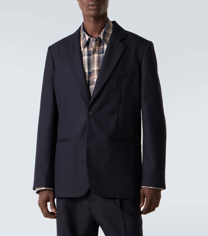 Studio Nicholson X Aaron Levine Burlington Wool Blazer In Blue