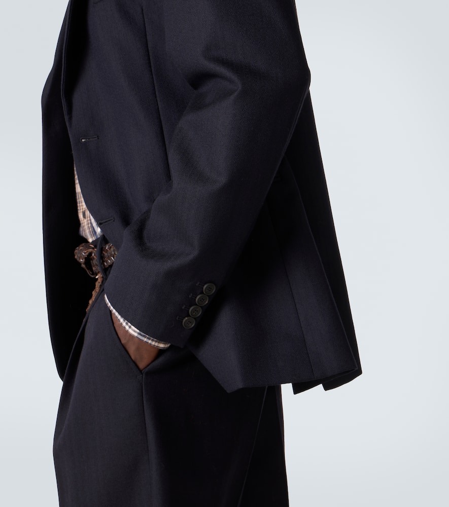 Studio Nicholson X Aaron Levine Burlington Wool Blazer In Blue