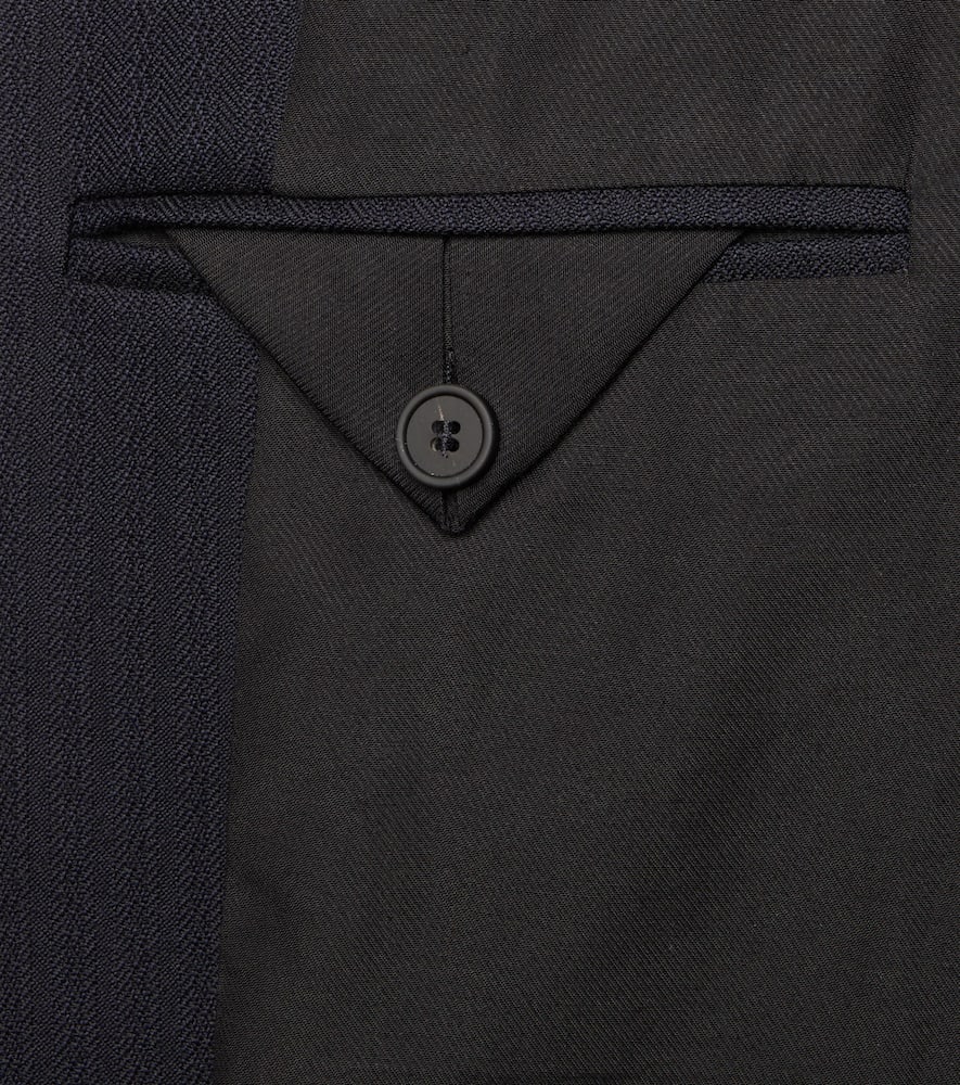 Studio Nicholson X Aaron Levine Burlington Wool Blazer In Blue