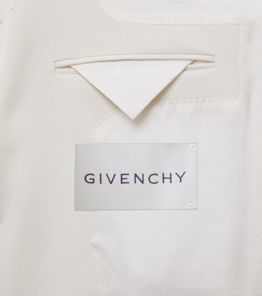  Givenchy Givenchy Anzugjacke Aus Wolle Und Mohair 