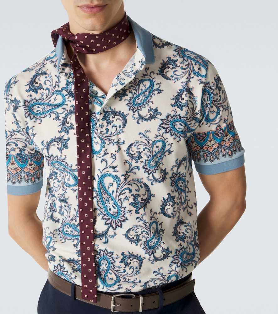  Etro Etro Polohemd Aus Baumwoll-piqué 