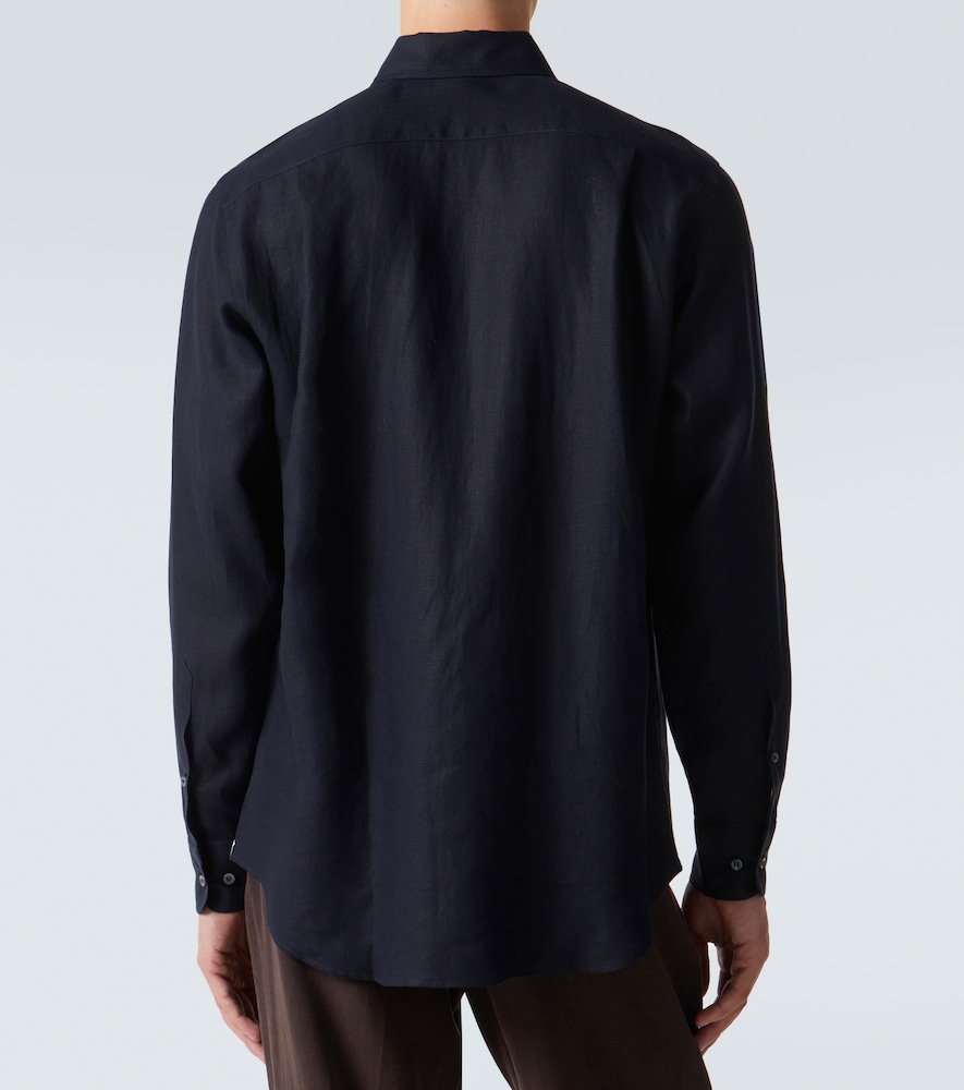  Loro Piana Loro Piana Hemd André Aus Leinen 