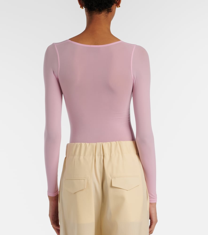  Wolford Wolford Buenos Aires Semi-sheer Bodysuit 