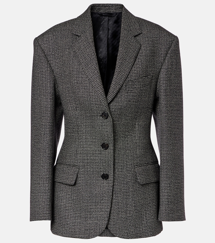 Acne Studios Houndstooth wool suit jacket