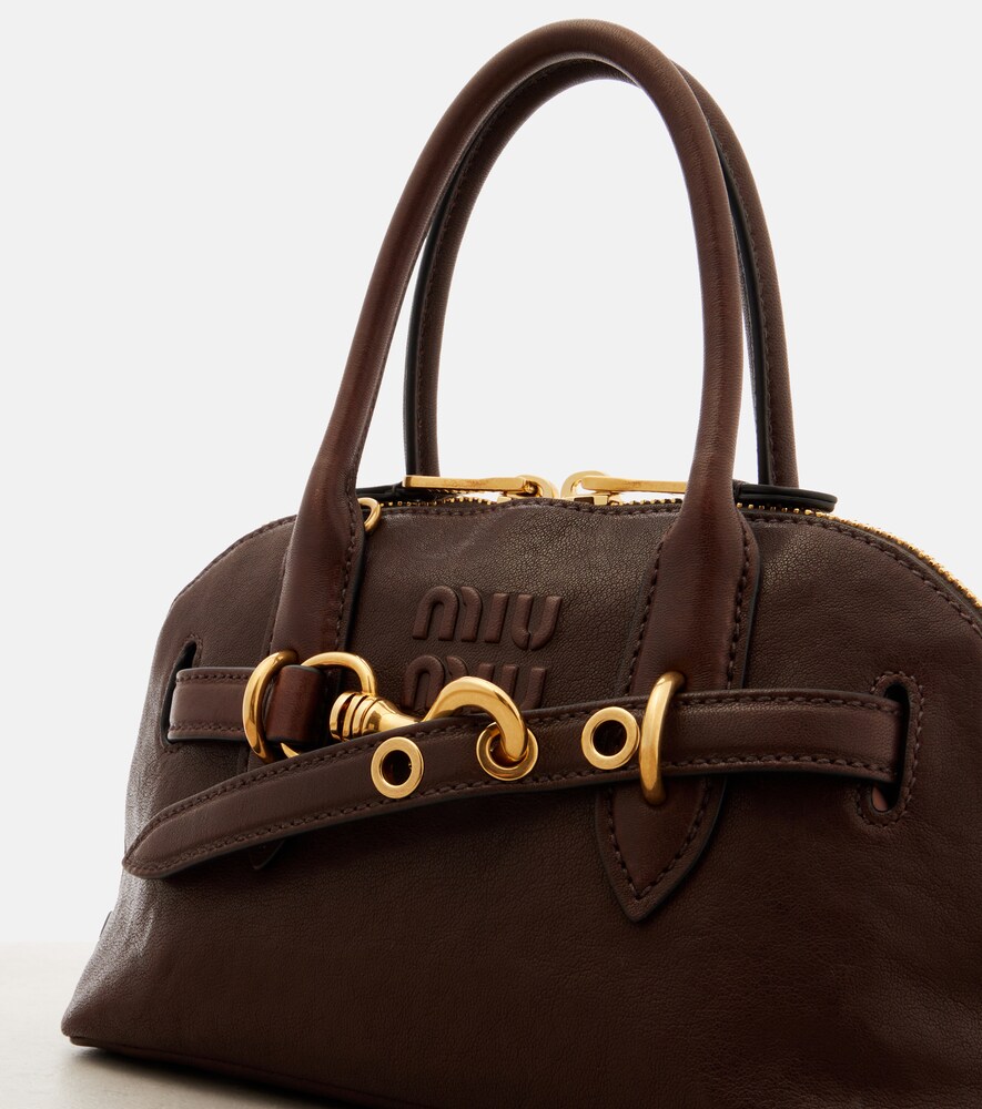  Miu Miu Miu Miu Tote Bag Aventure Aus Leder 