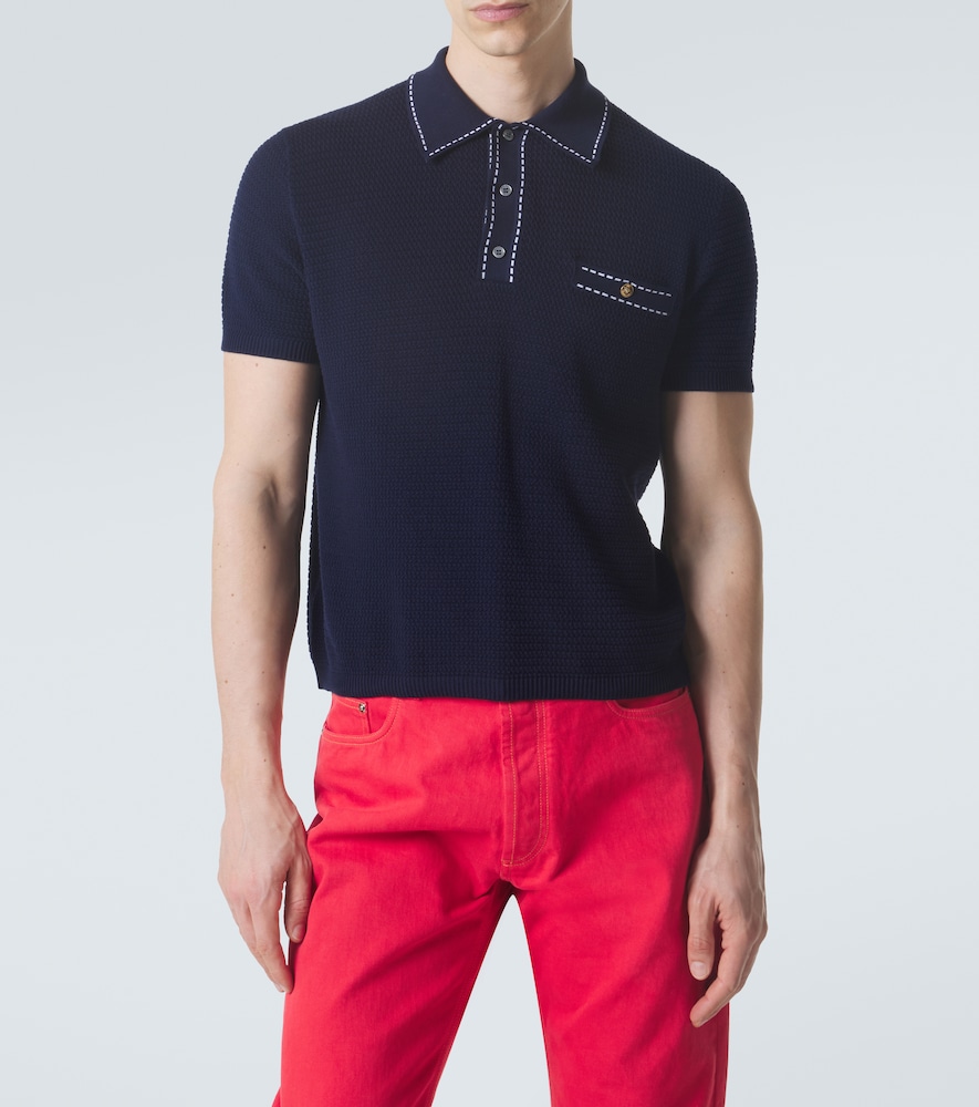  Versace Versace Cotton Polo Sweater 