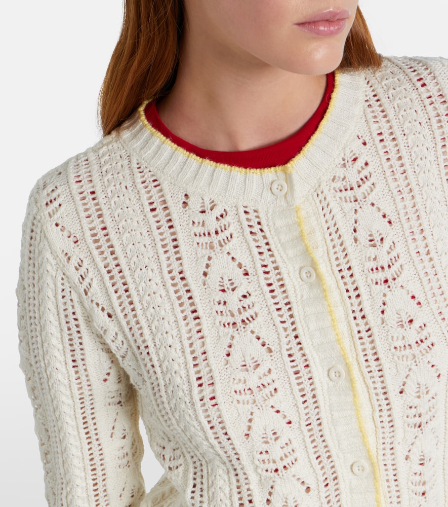  Velvet Velvet Cardigan Daisy Aus Pointelle-strick 