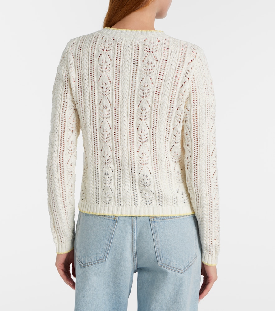  Velvet Velvet Cardigan Daisy Aus Pointelle-strick 