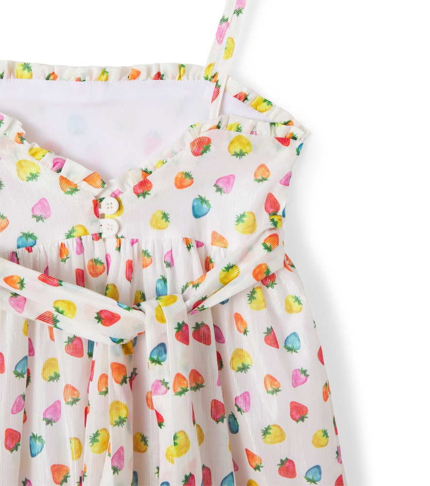  Fabula Fã¡bula Morango Doce Cotton-blend Dress 