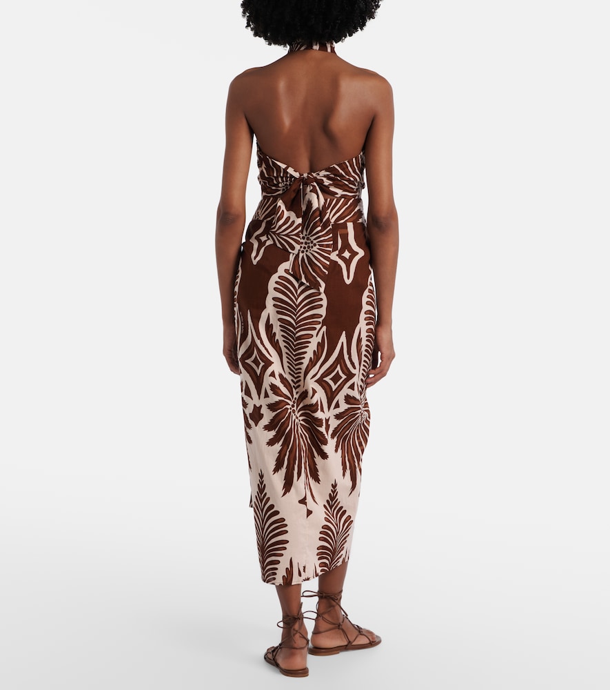 Uma Printed Cotton Midi