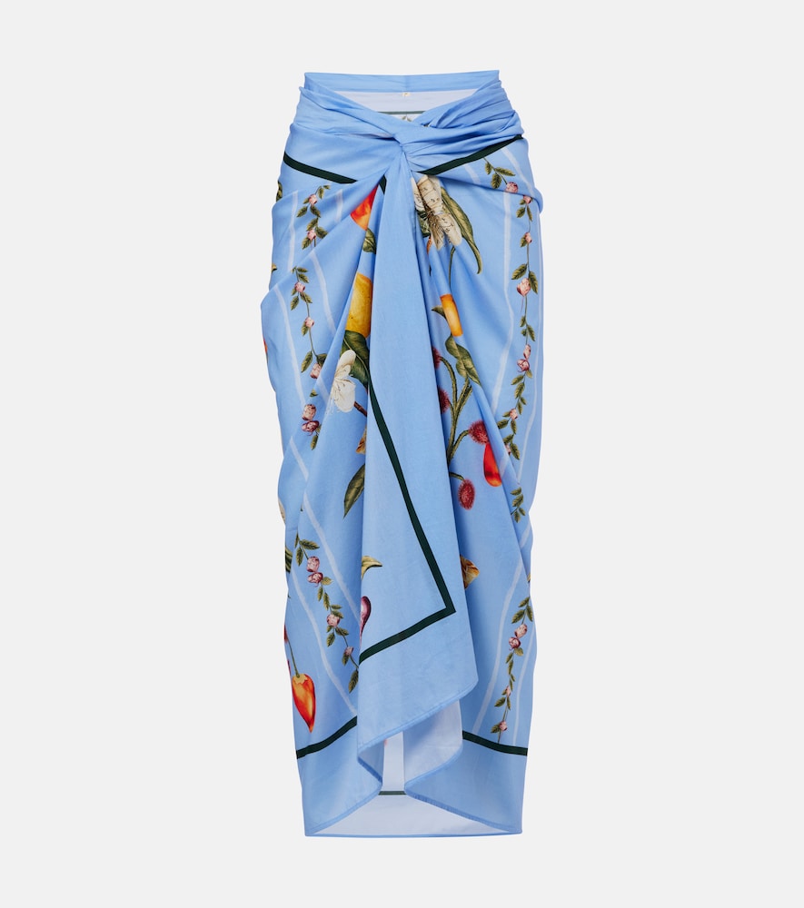 Copricostume Lavanda in cotone e seta