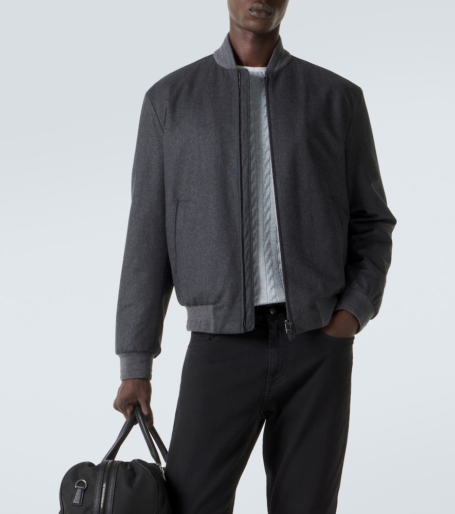 Wool Bomber Jacket