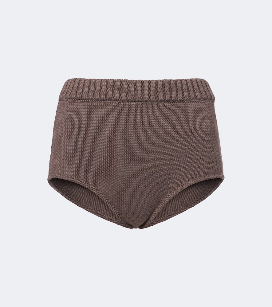 Shorts in cotone a coste