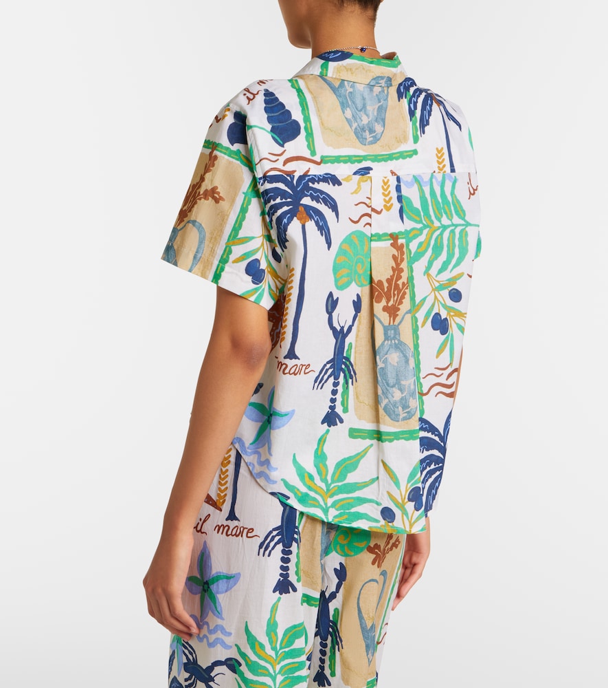 Marnie Printed Cotton Poplin Shirt