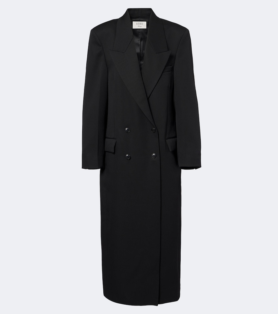 Róhe Cappotto doppiopetto in lana vergine