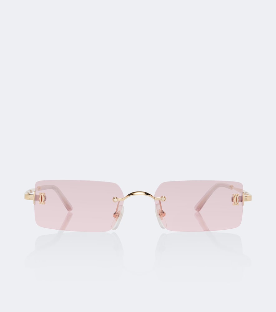 Cartier Eyewear Collection C De Cartier rectangular sunglasses