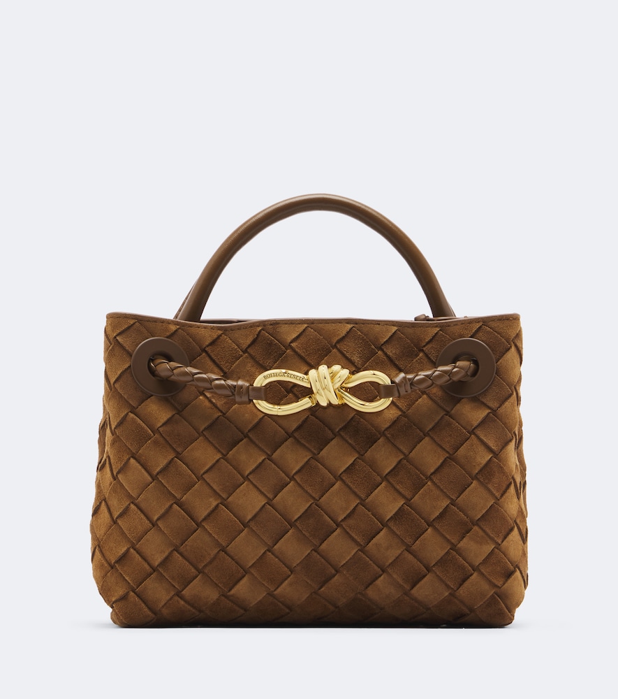 Henkeltasche Andiamo Mini aus Veloursleder