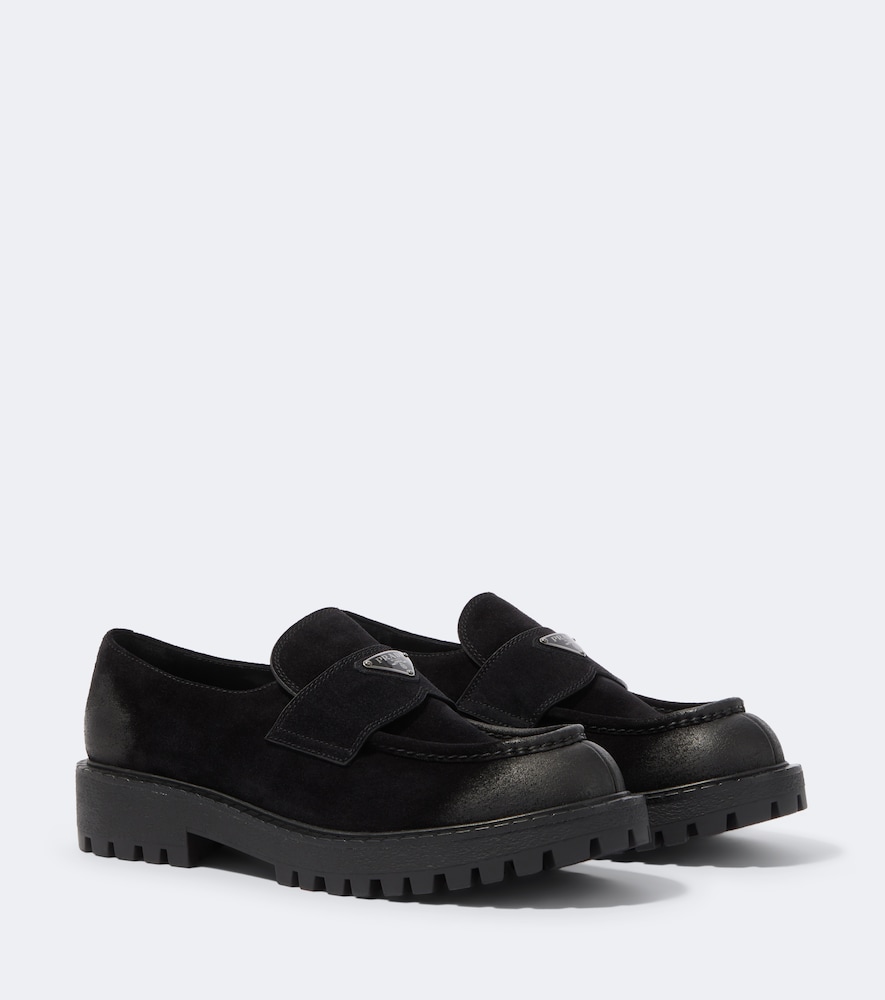 Loafers aus Veloursleder