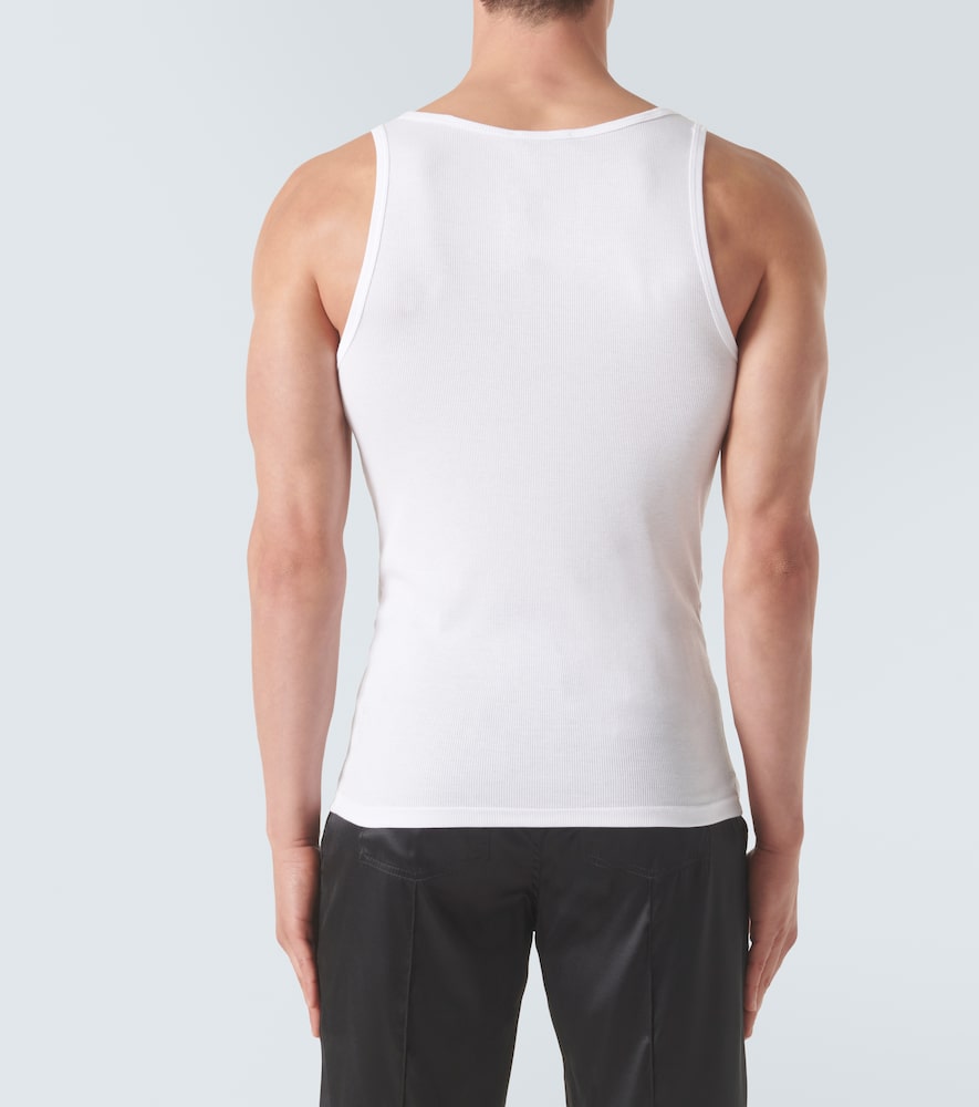 Tom Ford Ribbed-knit cotton-blend tank top | Thumbnail 2