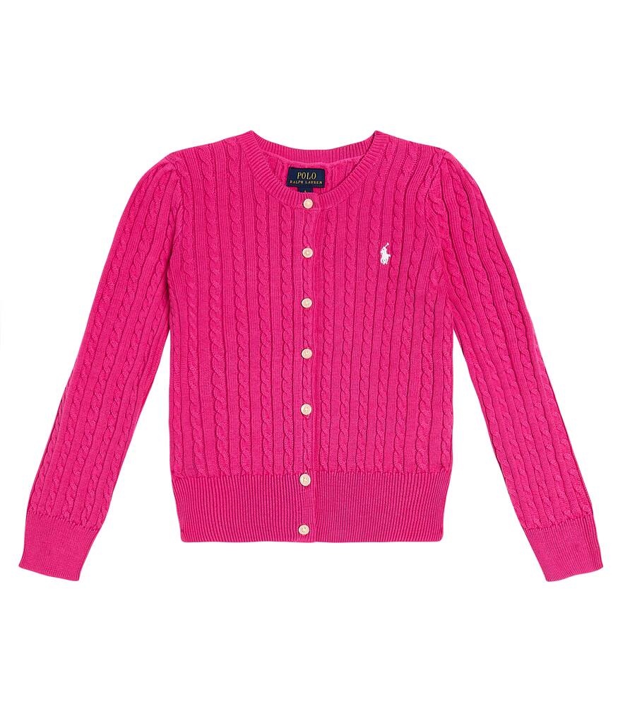 Polo Ralph Lauren Kids Cable-knit cotton cardigan