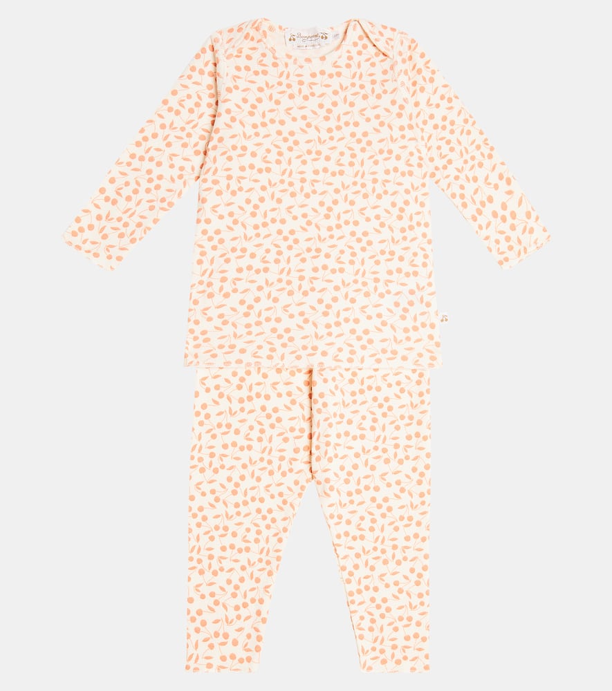 Bonpoint Baby Set Timi Aus Top Und Hose In Beige