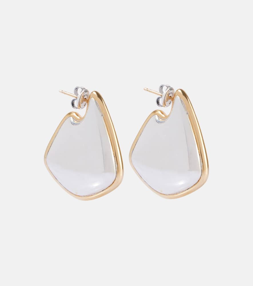 Fin Small 18kt gold-plated sterling silver earrings