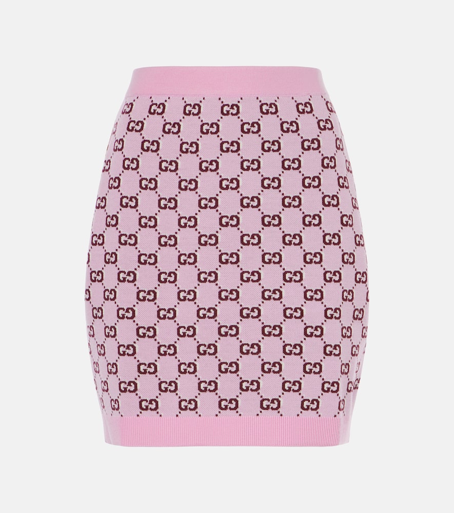 Gucci GG wool-blend jacquard miniskirt