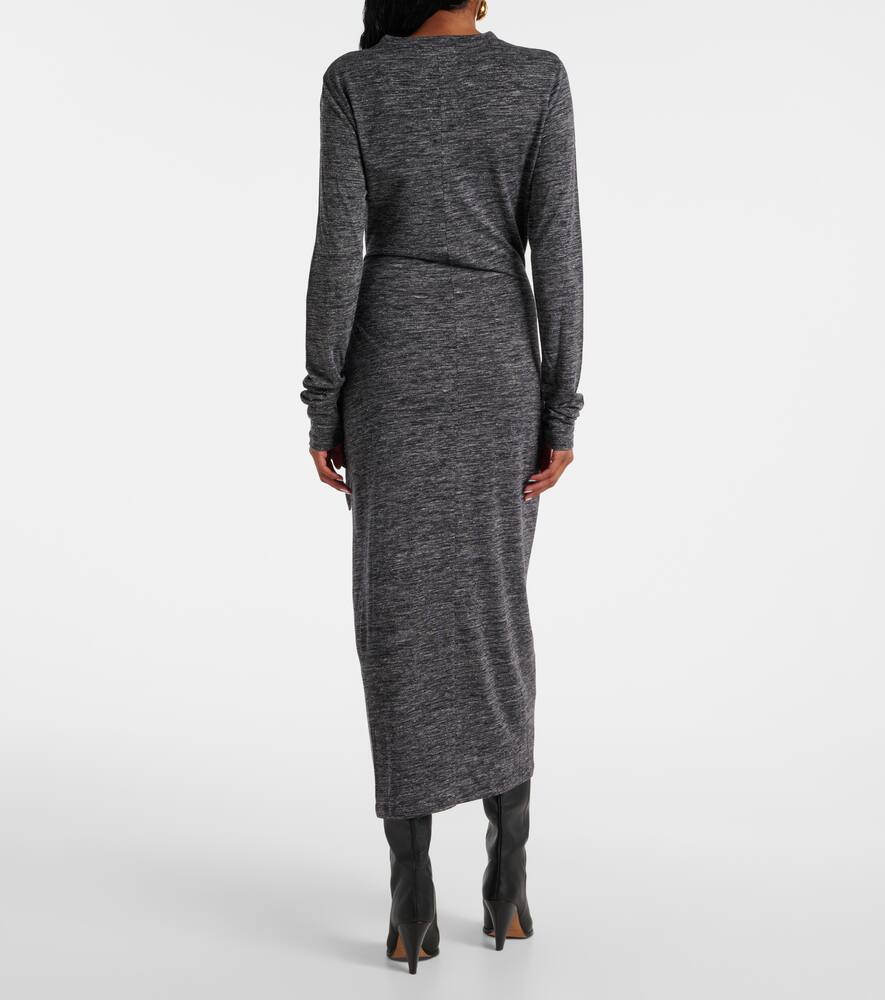 Isabel Marant Étoile Lisy Midi Dress In Grey