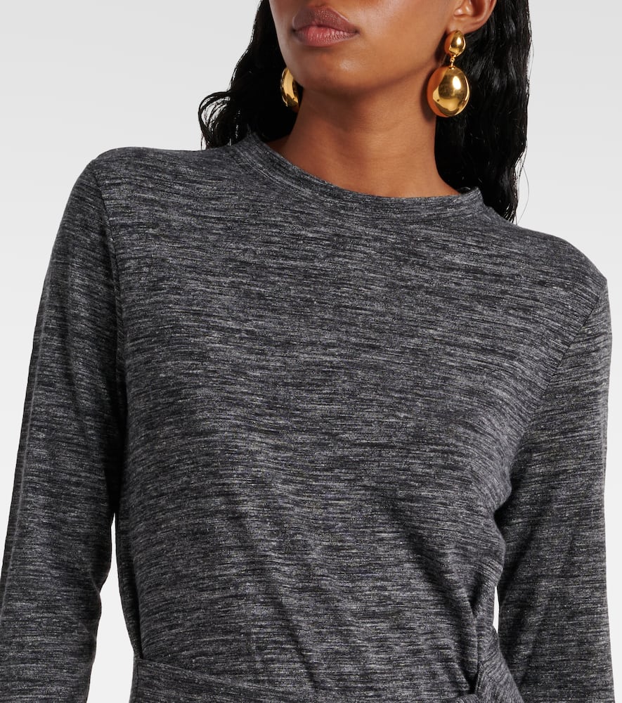 Isabel Marant Étoile Lisy Midi Dress In Grey