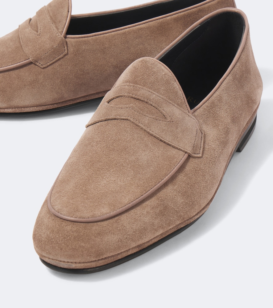Suede Penny Loafers