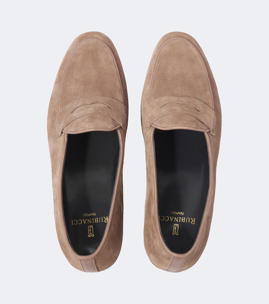 Suede Penny Loafers