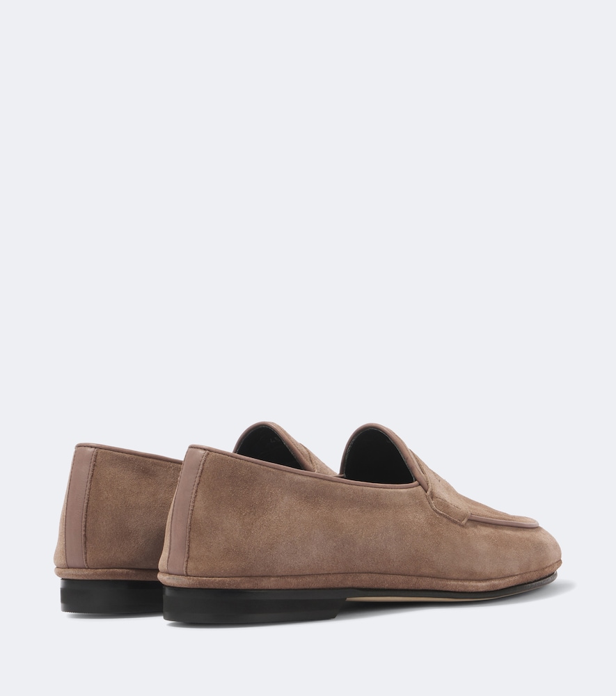 Suede Penny Loafers